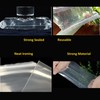 Asingeloo Clear Plastic Zip Storage Bags, 3"X 5" Transparent Small