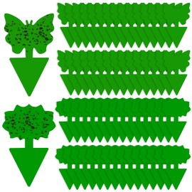 Fruit Fly Traps, 60 Pack Green Stick Traps, Fungus Gnat Traps, Plant Fly Stickers for Indoor and Outdoor Use Protect The Plant