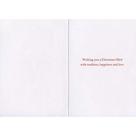 Designer Greetings Santa Claus at Green Door with Wreath Box of 18 Christmas Cards