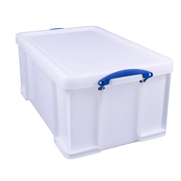 Really Useful Storage Box 64 Litre White Strong