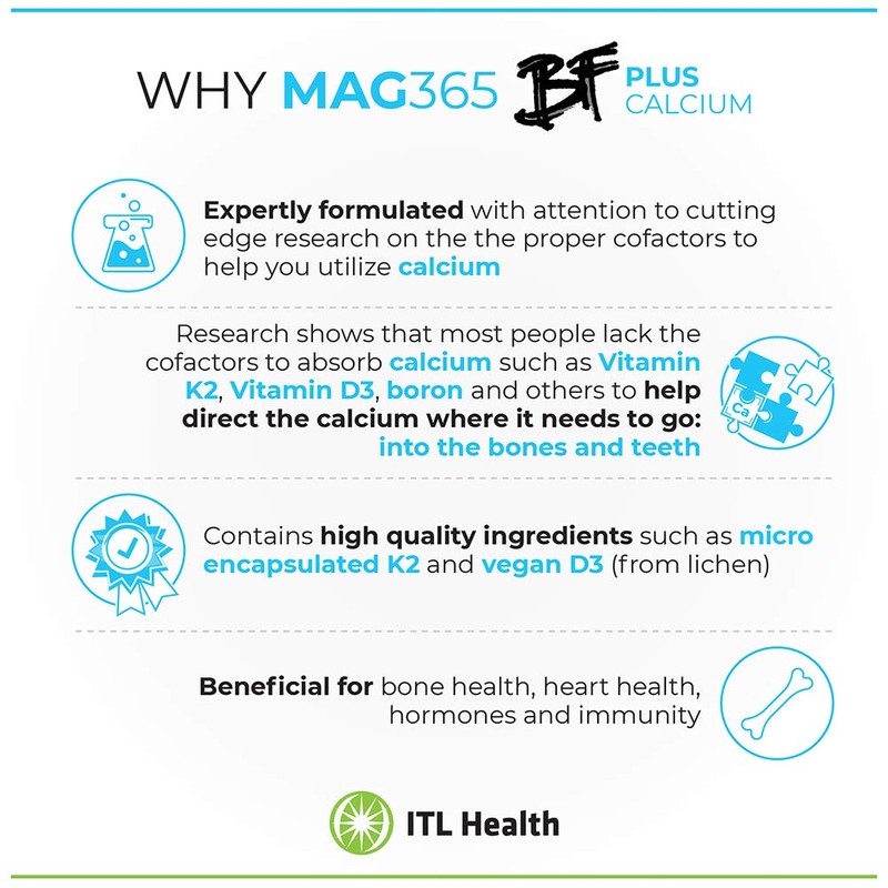 MAG365 ITL Health BF Plus Calcium Zinc Magnesium Powder |