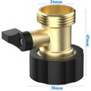SMARDY Mini Brass Ball Valve, 3/4 Inch Shut-off Valve, Water