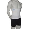 Girdle Shaping and containment body band for man (White, L/XL)