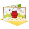American Greetings Peanuts Thinking of You Pop Up Card with
