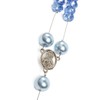 Linpeng Crystal & Pearl Beads Rosary DIY Kit, Turquoise Blue