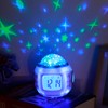 Star Sky Projector LED Music Alarm Clock Multifunction Calendar Temperature