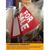 Generic For Sale Sign Stickers 2 Pack | Red, Rectangular,