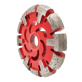 GVHAKG Diamond Milling Disc 130 mm, 17 mm Clearing Disc for Underfloor Heating, Very Hard Screed, Very Hard Concrete Floors and Removal, Wind and Fire Wheel Type Clearing Disc (130 x 17 x 22.23 mm)