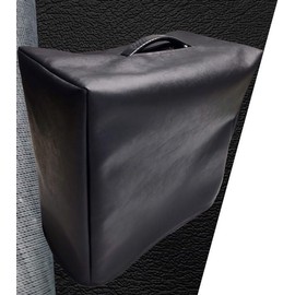 DCFY Ultimate Guitar Amplifier Cover for Boss Cube Dual LX Amp | Premium Synthetic Leather: Pitch-Black| Made in the US