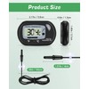Zacro LCD Digital Aquarium Thermometer Fish Tank Water Terrarium Temperature