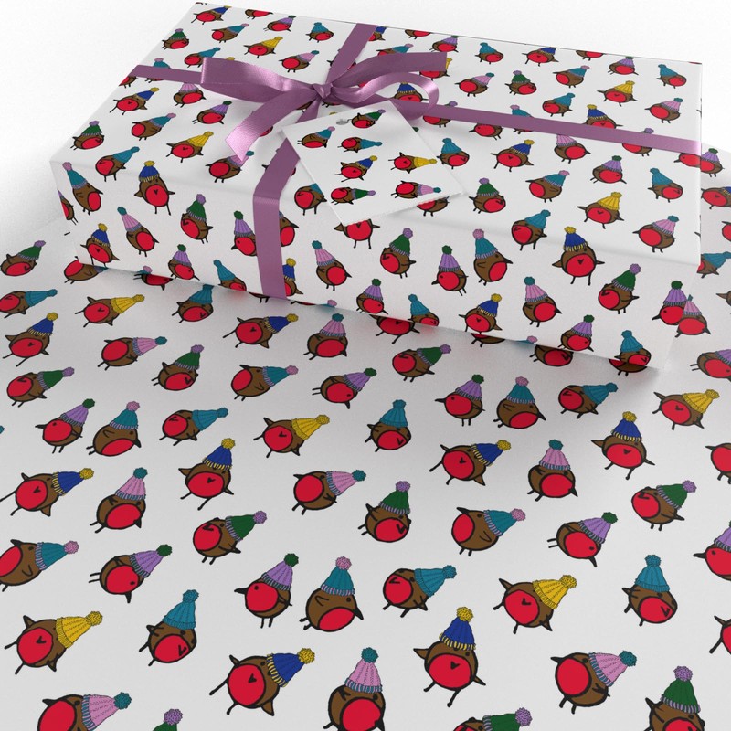 Luxury ECO Xmas Gift Wrap - 6 sheets/tags - Christmas