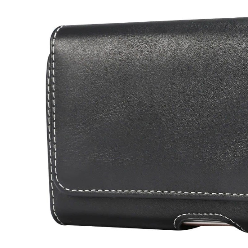 DFV mobile - Holster Horizontal Leather with Belt Loop New