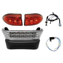 Red Hawk LGT-356EL Light Bar Kit Compatible With/Replacement For Club Car Precedent 2004 and newer, gas and electric, 12V 2004-2008.5 Golf Carts