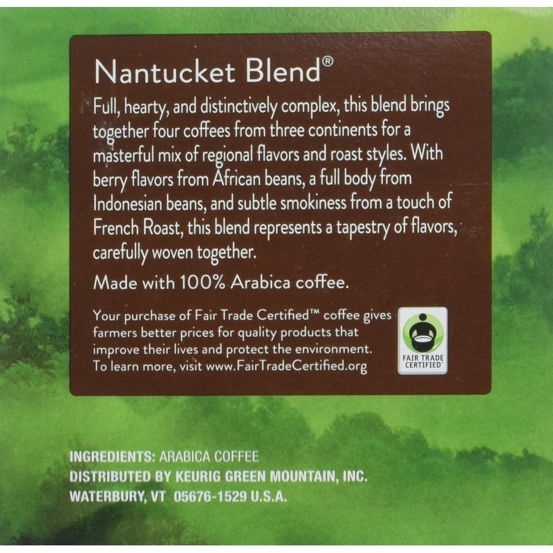 Green Mountain Coffee Roasters Nantucket Blend, Keurig Single-Serve K-Cup Pods,
