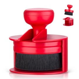 BABYSHEEP Car Tire Shine Applicator,Vegan Tire Shine Brush with Stand for Auto Detailing Cleaning Service,Red