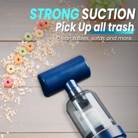 ELI Production Handheld Vacuum Cordless - 4000Pa Cordless Car Vacuum Cleaner 120W Multi-Nozzles Pet Vacuum Cleaner Handheld Vacuum with LED Light