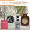 Christian Art Gifts Inspirational Scripture Keychain for Men & Women: