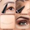 Eyebrow Pencil,2-in-1 Waterproof Eyebrow Pen with 4 Tip Brow Pen