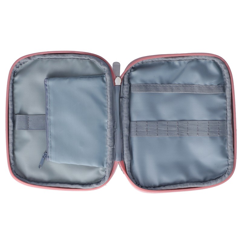 Storage Bag Waterproof Oxford Cloth Pink Lily Portable Household Daily