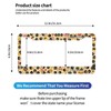 2Pcs Anime License Plate Frame Cute Soot Sprites Car Accessories