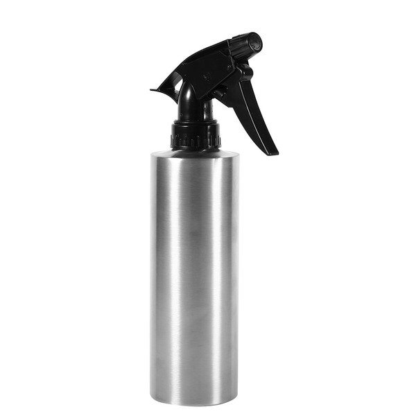 TOPINCN Plant Mister Spray Bottle Stainless Steel Hand Press Watering Spray Bottle Multi-Functional Pump Pressure Watering Pot Flower Water Cans (350ml)