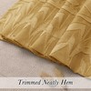 Lecloud Leia Dark Gold Sheer Valance for Windows 14 Inch