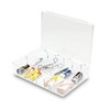Addis Multi Compartment Clear Acrylic Make Up Cosmetic Craft Diy
