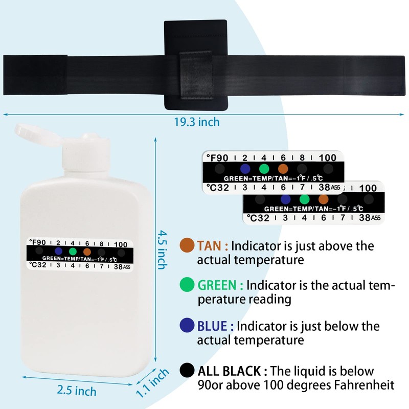 14 Pcs Urine Test Complete Kit Includes 2 White Portable