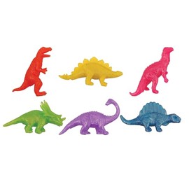 Henbrandt 12 x Dinosaurs Stretchy Stretchies Party Bag Fillers Favours Toys - Assorted Colours