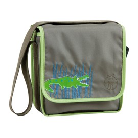 LÄSSIG Little Monsters Nursery Shoulder Bag / Mini Messenger Bag, crocodile granny, shoulder bag