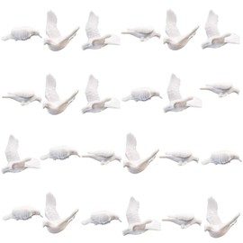 Scene Collection Pigeon Model Pigeon Model 1:75 24 Pieces Model Building Model Diorama Box Garden Decoration Railroad Model Education DIY GY26075-24JP