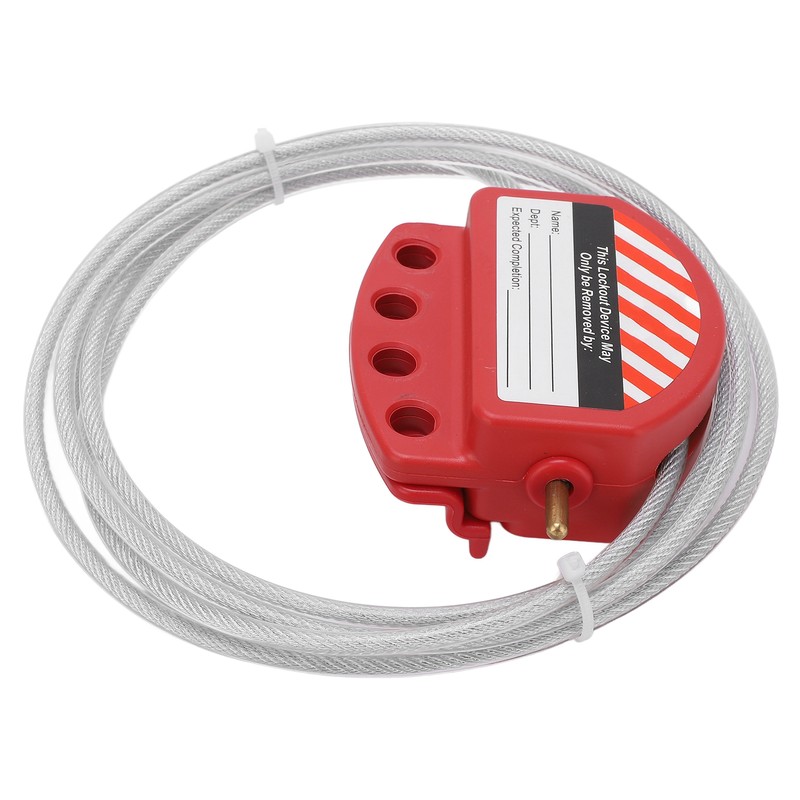 Cable Lockout Adjustable Design Corrosion Resistant Sturdy Durable Security Cable