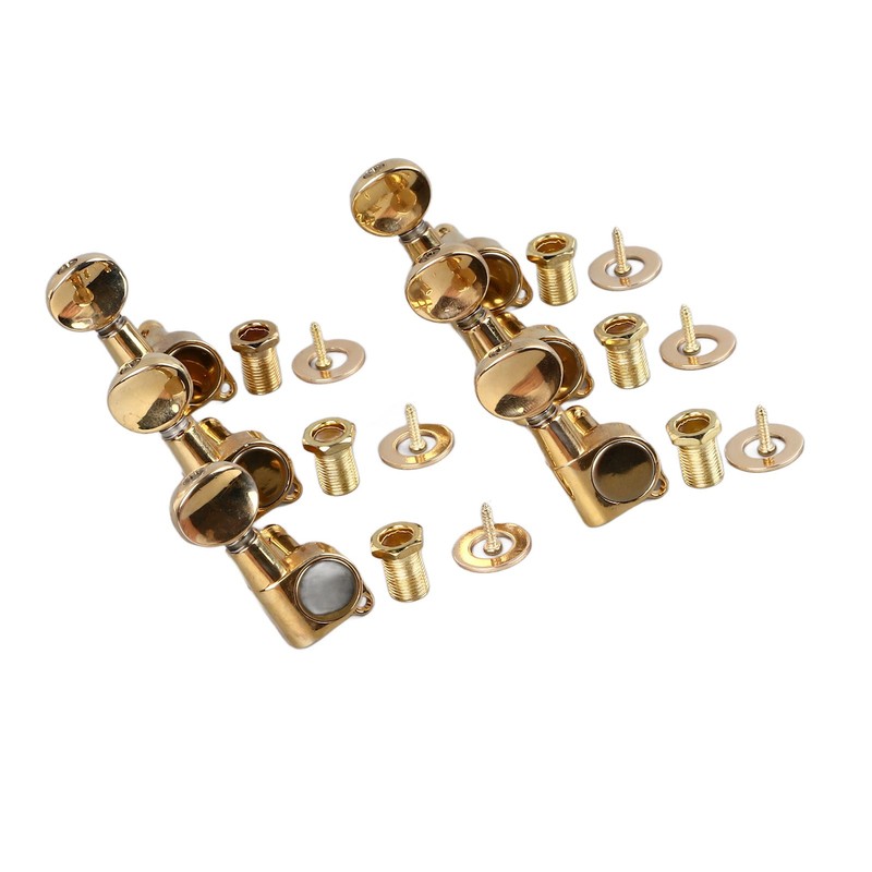 6Pcs Full Closed Guitar Tuning Key Accurate Fast Operation Stable