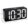 DreamSky Small Digital Alarm Clock for Bederoom, Large Big Numbers