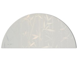 Autotech Park Precut Custom Arched Window Film, Bamboo Design, up to 64 inches Diameter and 33 inches Height