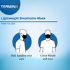 Termin8 Lightweight Breathable Reusable Face Mask for Adults, Machine Washable