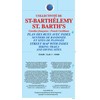 Saint-Barthélemy (St. Barth's) Street Map with Index, Hiking Trails and