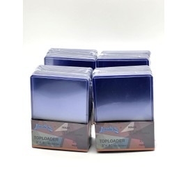 100pcs Lenayuyu 3" x 4" Clear Regular Top Loaders Toploaders 35PT Per Pack Hard Card Holders Standard Size 100ct Thick Action Packed Baseball, Football, Basketball, Hockey, Gaming