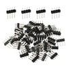 Unifizz 50 Pcs 2.54mm Pitch Straight Single Row Male Pin