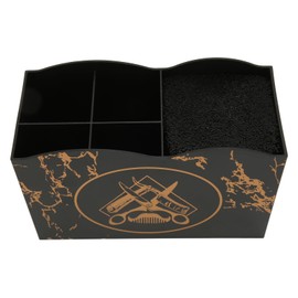 Barber Scissors Holder Box, Hairdressing Scissors Storage Holder, Hairdressing Tools Storage Box for Hairstyling Combs Clips Brushes, Salon Barber Scissor Holder Organizer