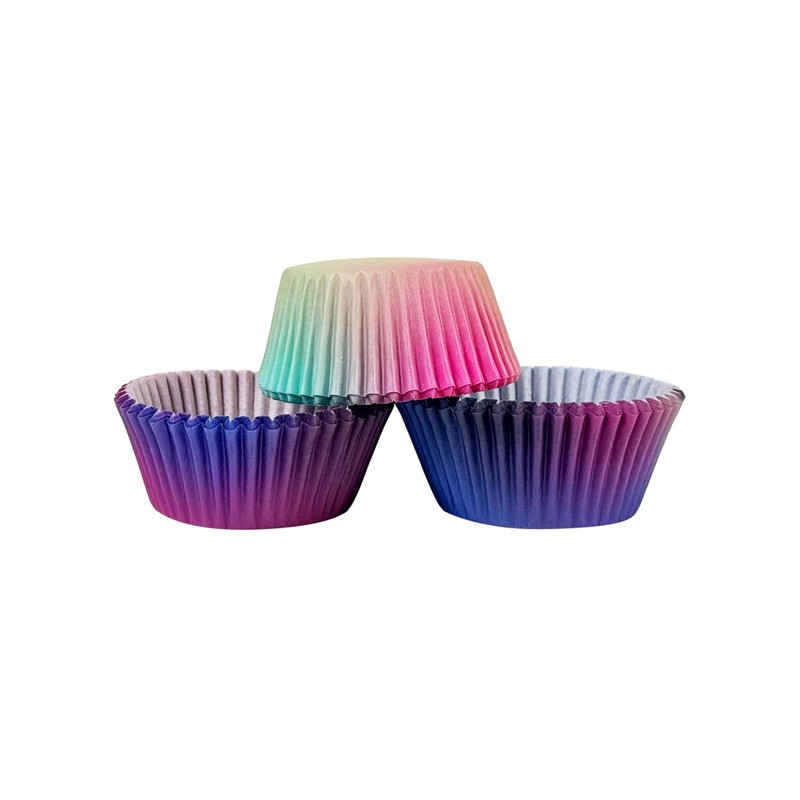 Gcardist 300-Count Cupcake Liners Standard Cupcake Cups 6 Gradient Design