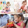 240 Piece Sticker Earrings 3D Gems Girls Earrings Self-Adhesive Glitter