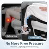 Car Seat Leg Rest Extender with Memory Foam Cushion and