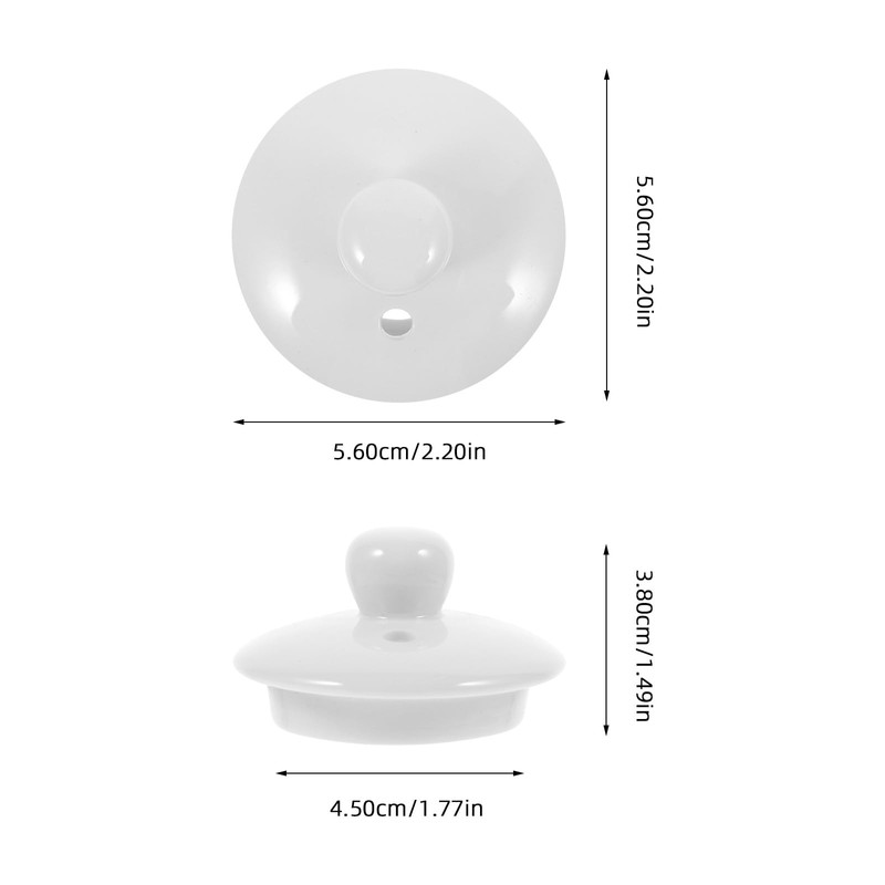 PRETYZOOM Teapot Lid Ceramic Lid Replacement Ceramic Lid for Teapot