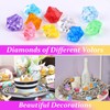 Pack of 150 Children's Diamonds, Crystals Children, Acrylic Diamonds Decoration,