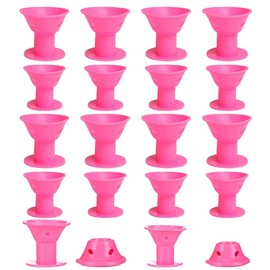 WUSJCOF Pack of 20 Plastic Curlers for Curling Without Heat Overnight