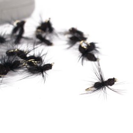NEWSHOT Fly Fishing Flies, 40 Dry Fly Ant Lures Kit with Box for Trout Chub