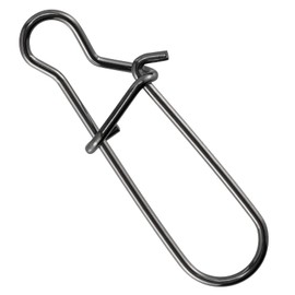 Dr.Fish - Paquete de 100 clips de pesca de cambio rápido para pesca con cierre rápido de acero inoxidable con clip rápido para enganches cruzados de seguridad (#4, paquete de 100 libras)