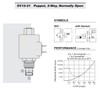Hydraforce SV10-21-0-N-00 Solenoid Poppet Cartridge Valve, 2-Way, Normally Open