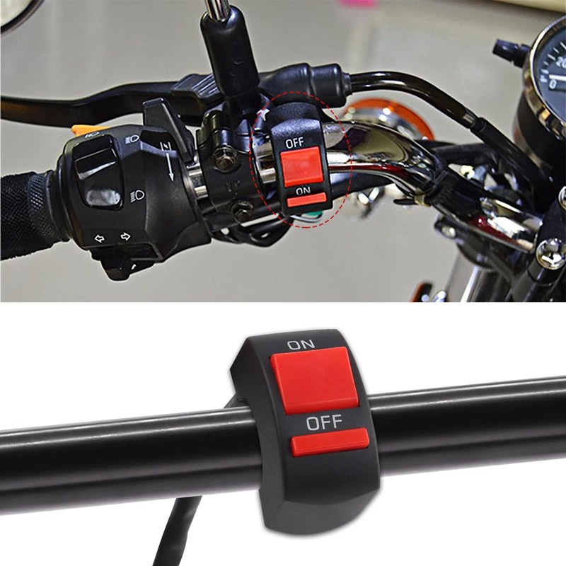 Chelhead 22mm Universal Motorcycle Switch ON/OFF Mini Bike Accessories Motorcycle
